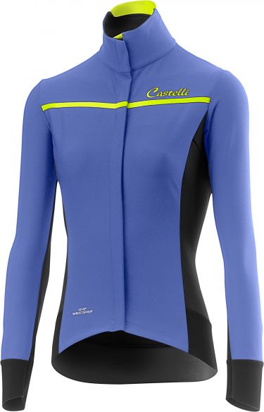 Castelli Trasparente 3 W Radtrikot lange Ärmel Blau Damen 16544-033