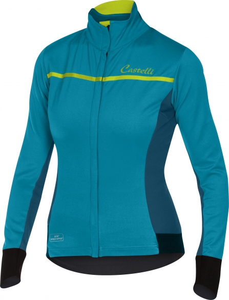 Castelli Trasparente 3 W jersey FZ Laguna/ocean Damen 16544-079 CA16544-079