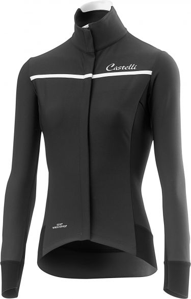Castelli Trasparente 3 W Radtrikot lange Ärmel Schwarz Damen 16544-085