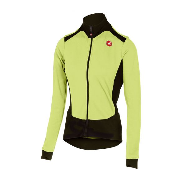 Castelli Sciccosa Radtrikot lange Ärmel Limette Damen 16547-039