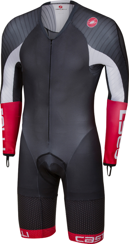 Castelli Body paint 3.3 speedsuit lange Ärmel Schwarz/Weiß Herren 17000-101