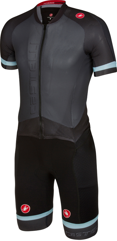 Castelli Sanremo 3.2 speedsuit kurz Ärmel Anthrazit/Schwarz Herren 17001-009