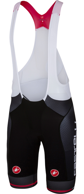 Castelli Free aero race bibshort kit version Schwarz/Rot Herren 17005-010