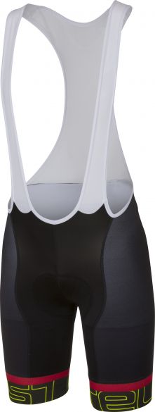 Castelli Volo bibshort Trägerhose Schwarz/Anthrazit/Gelb Herren 17008-009