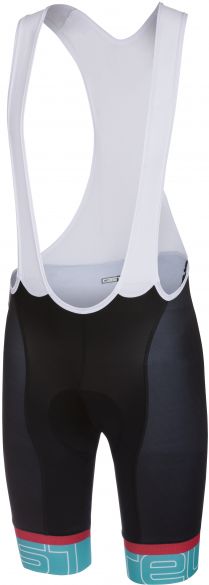 Castelli Volo bibshort Trägerhose Schwarz/Blau Herren 17008-861