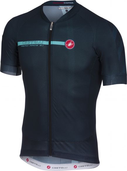 Castelli Aero race 5.1 Kurzarmtrikot Dunkelblau Herren 17014-041