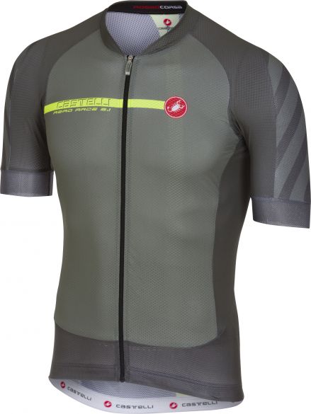 Castelli Aero race 5.1 Kurzarmtrikot Forest Grau Herren 17014-089