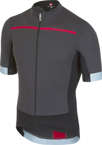 Castelli Forza pro Kurzarmtrikot Anthrazit/Rot Herren 17017-009