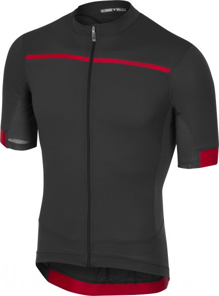 Castelli Forza pro Kurzarmtrikot Hellschwarz Herren 17017-085