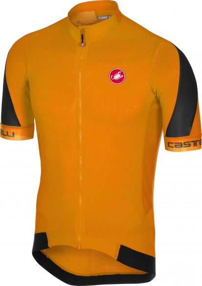 Castelli Volata 2 Kurzarmtrikot Orange/Schwarz Herren 17018-034