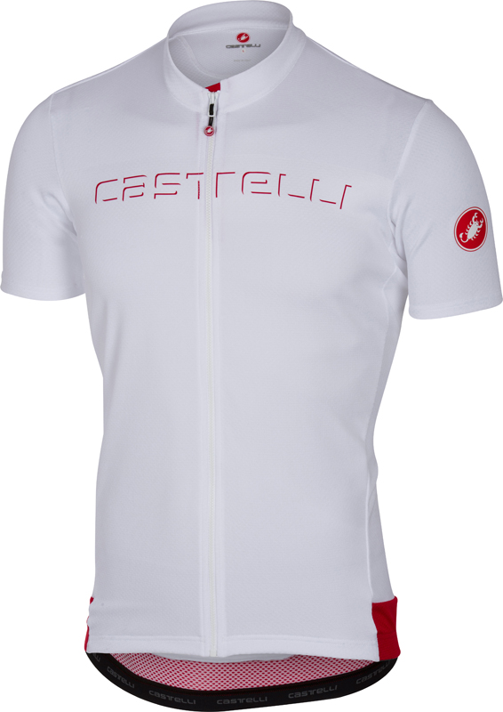Castelli Prologo V Kurzarmtrikot Weiß Herren 17019-001