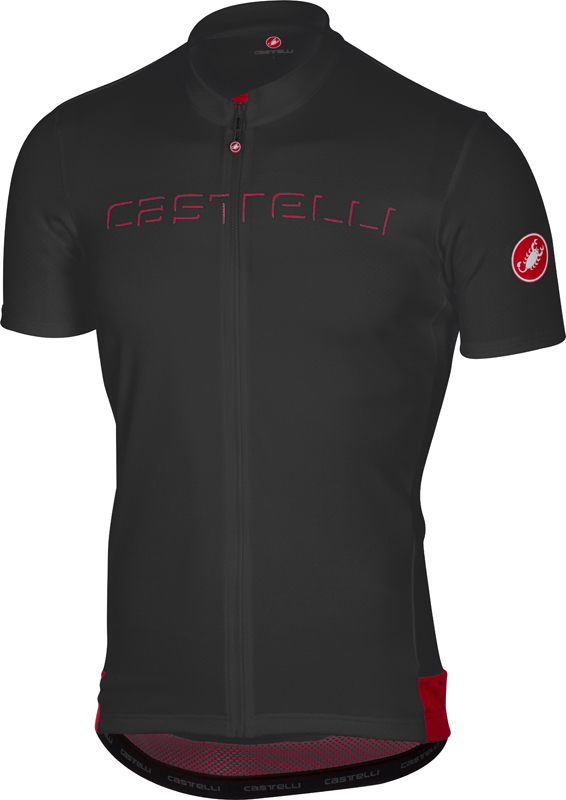 Castelli Prologo V Kurzarmtrikot Schwarz Herren 17019-010