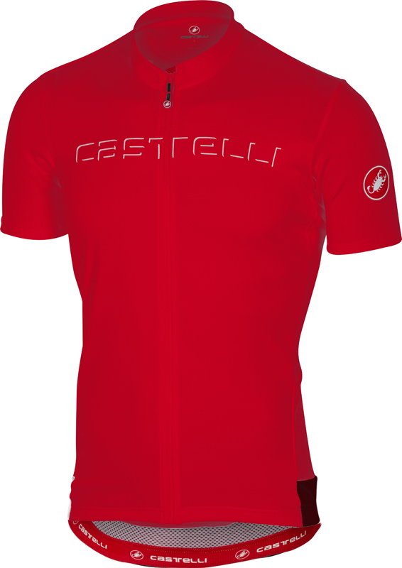 Castelli Prologo V Kurzarmtrikot Rot Herren 17019-023