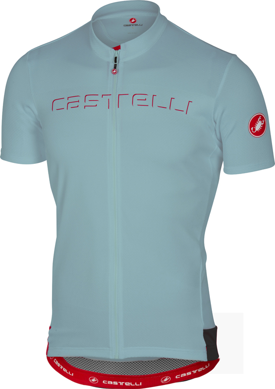 Castelli Prologo V Kurzarmtrikot Hell Blau Herren 17019-056