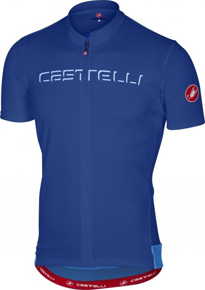 Castelli Prologo V Kurzarmtrikot Dunkelblau Herren 17019-057