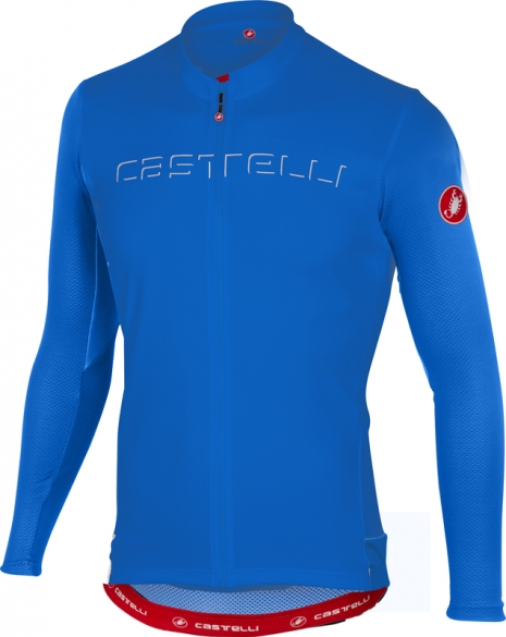 Castelli Prologo V Langarmtrikot Blau Herren 17020-059