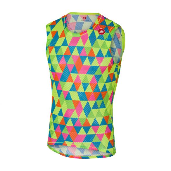 Castelli Pro mesh Ärmellos Unterwäsche multicolor fluo Herren 17026-930