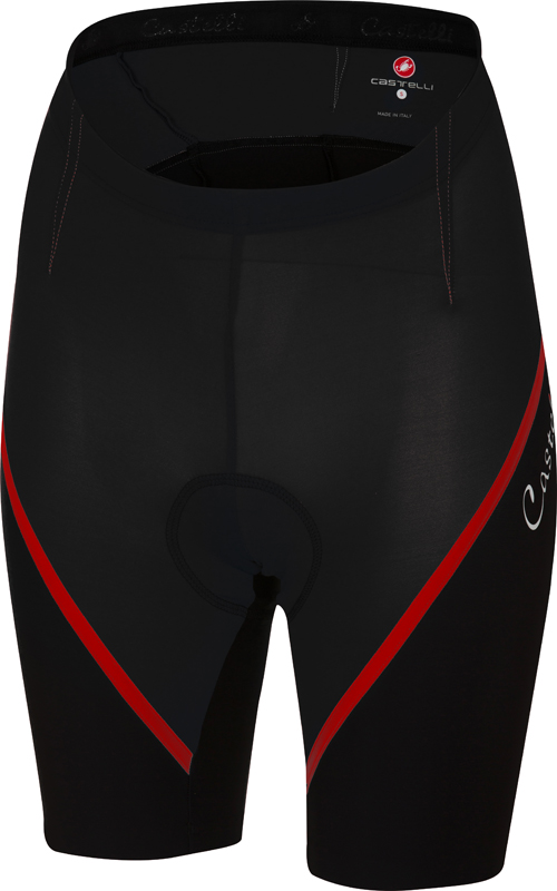 Castelli Magnifica Short Schwarz/Rot Damen 17059-231