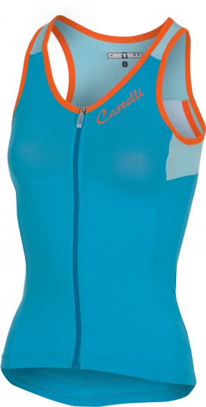 Castelli Solare ärmellos Top Blau Damen 17064-086