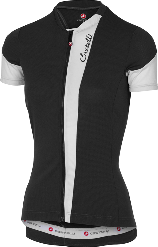 Castelli Spada Kurzarmtrikot Schwarz/Weiß Damen 17067-010