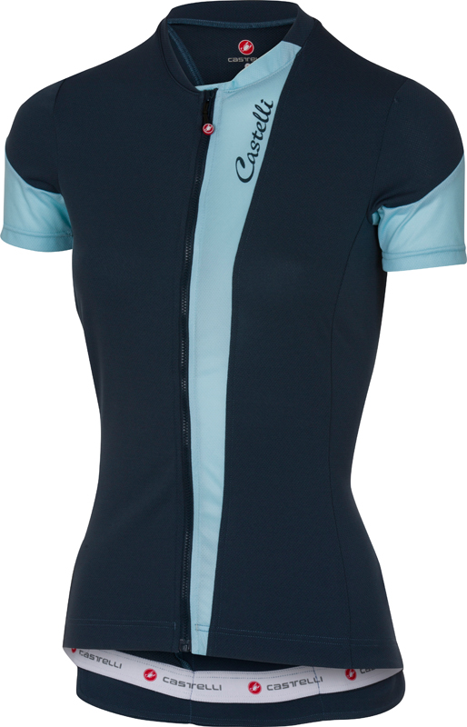 Castelli Spada Kurzarmtrikot Navy/Hell Blau Damen 17067-082