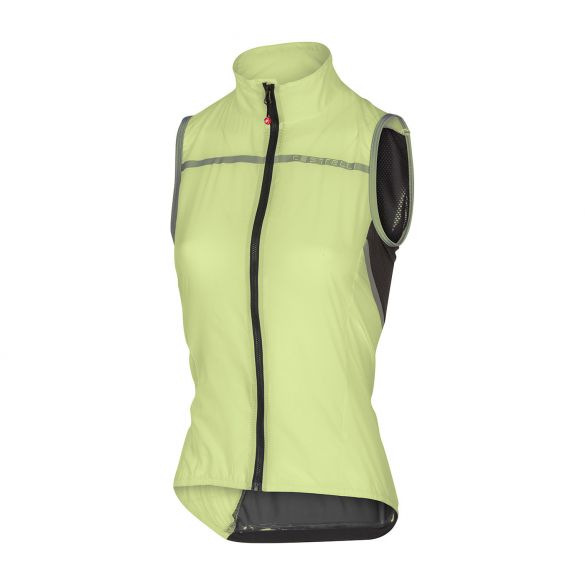 Castelli Superleggera W vest Regenweste Limette Damen 17081-039