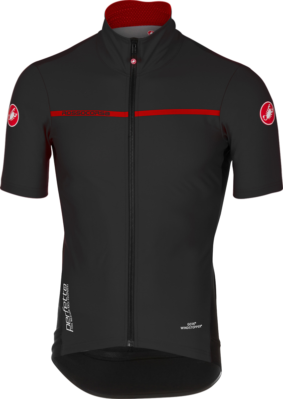 Castelli Perfetto light 2 kurze Ärmel jersey Schwarz Herren 17085-010