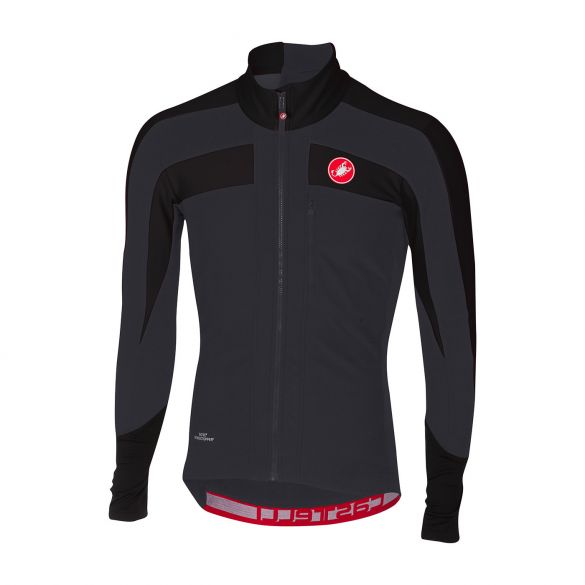Castelli Trasparente 4 Radtrikot lange Ärmel Schwarz Herren 17509-851