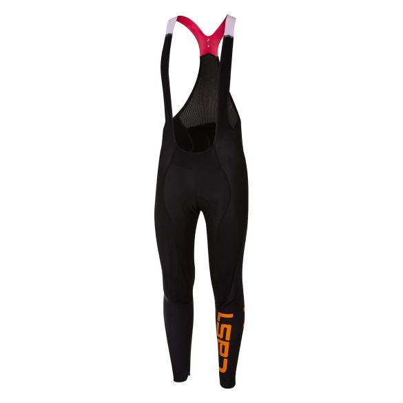 Castelli LW bibtight Schwarz/Orange Herren 17519-134