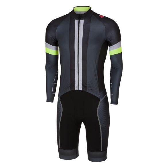 Castelli CX sanremo speedsuit Anthrazit/Schwarz Herren 17520-009