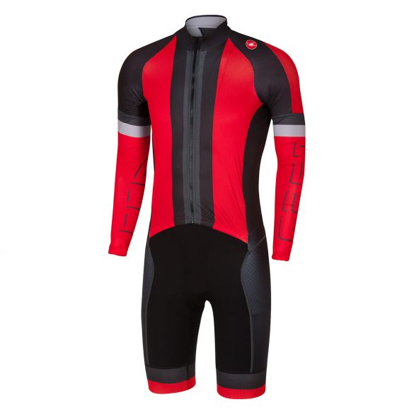 Castelli CX sanremo speedsuit Rot/Schwarz Herren 17520-023