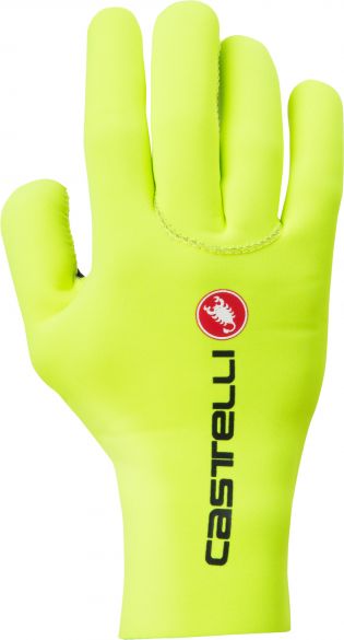 Castelli Diluvio c glove Radhandschuhe Gelb Fluo Herren 17524-032