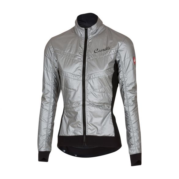 Castelli Puffy 2 W lange Ärmel Jacket Silber Damen 17537-003