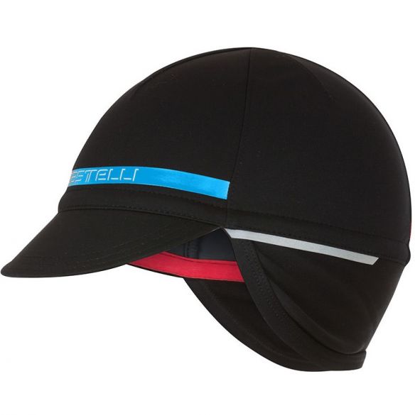 Castelli Difesa 2 cap Unterhelm Schwarz/Blau 17558-186