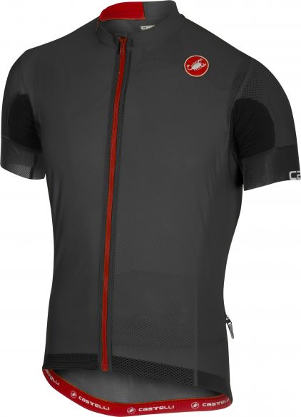 Castelli Aero race 4.1 solid FZ Kurzarmtrikot Anthrazit Herren 18004-009