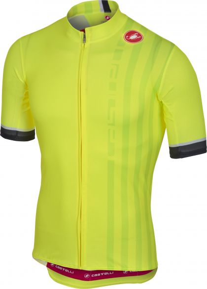 Castelli Podio doppio Kurzarmtrikot Gelb Fluo Herren 18006-032