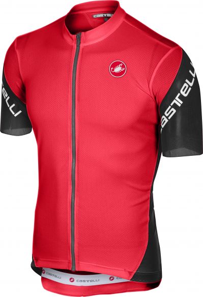 Castelli Entrata 3 FZ Kurzarmtrikot Rot Herren 18010-023