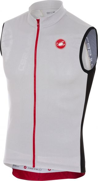 Castelli Entrata 3 Radtrikot Ärmellos Weiß Herren 18011-001