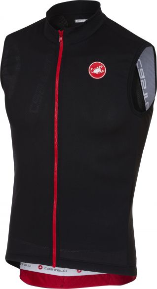 Castelli Entrata 3 Radtrikot Ärmellos Hellschwarz Herren 18011-085