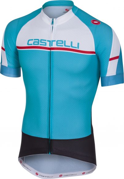Castelli Distanza jersey Kurzarmtrikot Hellblau Herren 18012-086