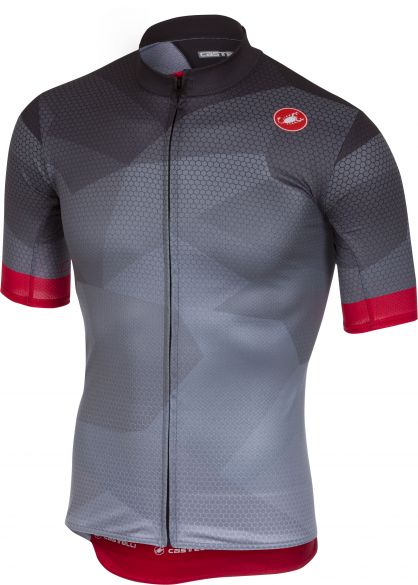 Castelli Flusso jersey Kurzarmtrikot Anthrazit Herren 18013-009