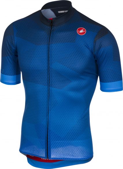 Castelli Flusso jersey Kurzarmtrikot Blau Herren 18013-057
