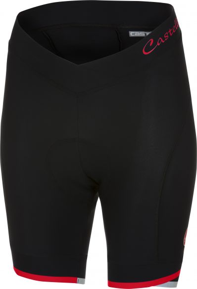 Castelli Vista short Radhose Schwarz/Rot Damen 18034-231