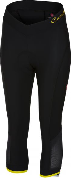 Castelli Vista knicker Radhose Schwarz/Gelb Fluo Damen 18035-321
