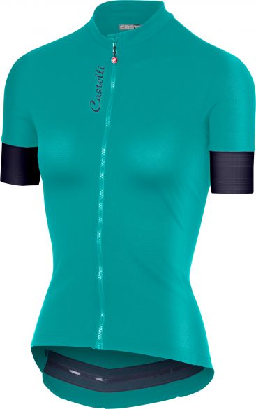 Castelli Anima 2 FZ Kurzarmtrikot Grün Damen 18039-044
