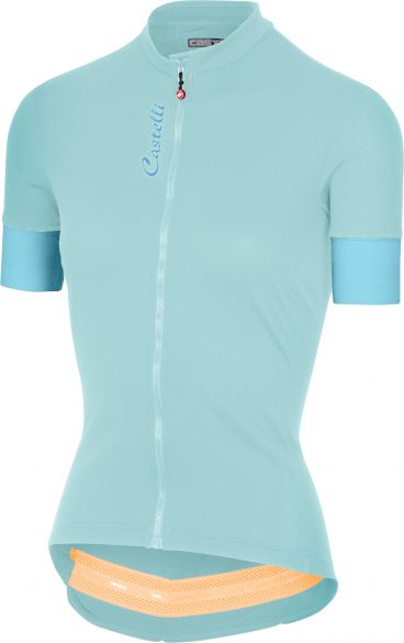 Castelli Anima 2 Kurzarmtrikot Lake Blau Damen 18039-016