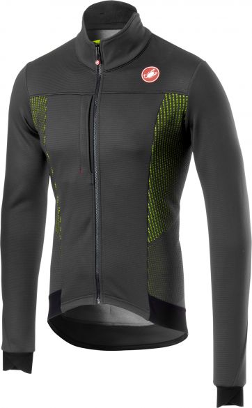 Castelli Espresso V lange Ärmel Jacke Grau/Gelb Herren 18504-030