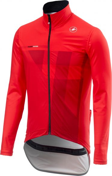 Castelli Pro fit light Regen Jacket Rot Herren 18509-023