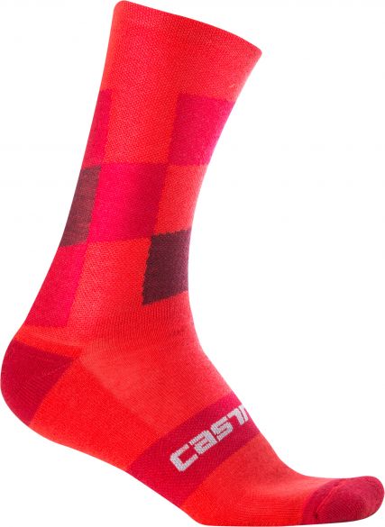 Castelli Diverso 2 18 Radsocken Rot Herren 18532-023