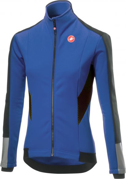 Castelli Mortirolo 3 W lange Ärmel Jacke Blau Damen 18542-033